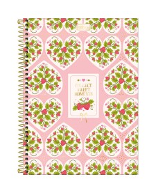 imagem principal do produto Caderno Espiral Capa Dura Universitário 10 Matérias Be Berry! 160 Folhas
