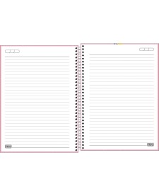 imagem de detalhe produto Caderno Espiral Capa Dura Universitário 10 Matérias Bloom 160 Folhas