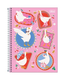 imagem principal do produto Caderno Espiral Capa Dura Universitário 10 Matérias Cind 160 Folhas