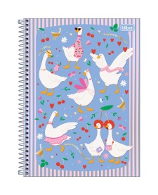 imagem principal do produto Caderno Espiral Capa Dura Universitário 10 Matérias Cind 160 Folhas