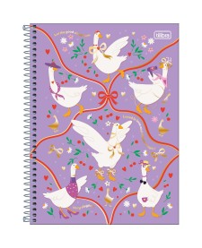 imagem principal do produto Caderno Espiral Capa Dura Universitário 10 Matérias Cind 160 Folhas