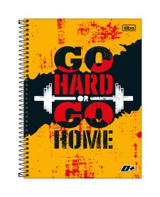 imagem principal do produto Caderno Espiral Capa Dura Universitário 10 Matérias D+ 200 Folhas
