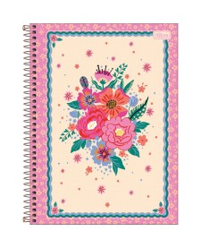 imagem principal do produto Caderno Espiral Capa Dura Universitário 10 Matérias Le Vanille 160 Folhas