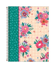 imagem principal do produto Caderno Espiral Capa Dura Universitário 10 Matérias Le Vanille 160 Folhas