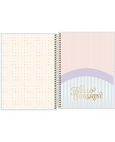 imagem de detalhe produto Caderno Espiral Capa Dura Universitário 10 Matérias Linea 160 Folhas
