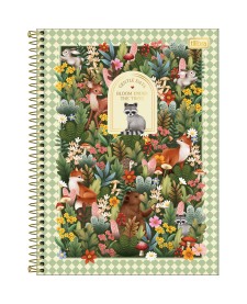 imagem principal do produto Caderno Espiral Capa Dura Universitário 10 Matérias Loveland 160 Folhas