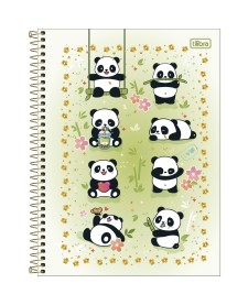 imagem principal do produto Caderno Espiral Capa Dura Universitário 10 Matérias Lovely Friend 160 Folhas
