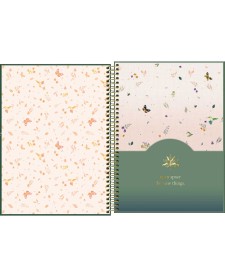 imagem de detalhe produto Caderno Espiral Capa Dura Universitário 10 Matérias Naturalis 160 Folhas