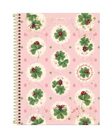 imagem principal do produto Caderno Espiral Capa Dura Universitário 10 Matérias Scarlet 160 Folhas