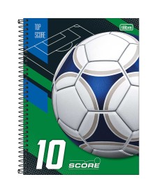 imagem principal do produto Caderno Espiral Capa Dura Universitário 10 Matérias Score 160 Folhas