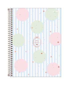 imagem principal do produto Caderno Espiral Capa Dura Universitário 10 Matérias Soho 160 Folhas