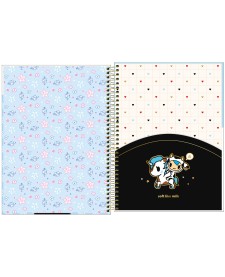 imagem de detalhe produto Caderno Espiral Capa Dura Universitário 10 Matérias Tokidoki Moofia 160 Folhas