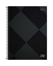 imagem principal do produto Caderno Espiral Capa Dura Universitário 10 Matérias Zip 200 Folhas
