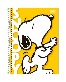 imagem principal do produto Caderno Espiral Capa Dura Universitário 12 Matérias Snoopy 192 Folhas