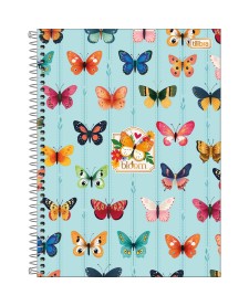 imagem principal do produto Caderno Espiral Capa Dura Universitário 15 Matérias Bloom 240 Folhas