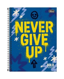 imagem principal do produto Caderno Espiral Capa Dura Universitário 15 Matérias Bold One Masculino 240 Folhas