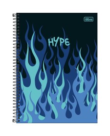 imagem principal do produto Caderno Espiral Capa Dura Universitário 15 Matérias Hype 240 Folhas
