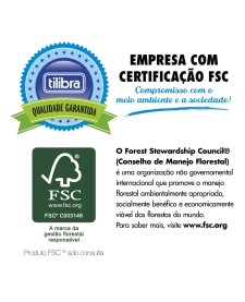 imagem de detalhe produto Caderno Espiral Capa Dura Universitário 15 Matérias Palmeiras 240 Folhas