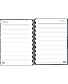 imagem de detalhe produto Caderno Espiral Capa Dura Universitário 15 Matérias Pepper Masculino 240 Folhas
