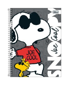 imagem principal do produto Caderno Espiral Capa Dura Universitário 15 Matérias Snoopy 240 Folhas