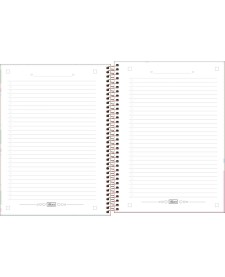 imagem de detalhe produto Caderno Espiral Capa Dura Universitário 15 Matérias Soho 240 Folhas