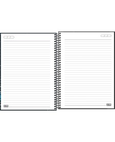 imagem de detalhe produto Caderno Espiral Capa Dura Universitário 15 Matérias Spice Masculino 240 Folhas