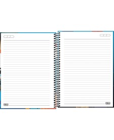 imagem de detalhe produto Caderno Espiral Capa Dura Universitário 15 Matérias X-Racing 240 Folhas