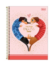 imagem principal do produto Caderno Espiral Capa Dura Universitário 16 Matérias Brownie 256 Folhas