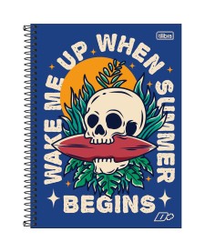 imagem principal do produto Caderno Espiral Capa Dura Universitário 16 Matérias D+ 320 Folhas