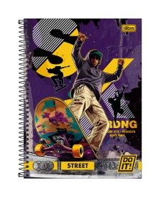 imagem principal do produto Caderno Espiral Capa Dura Universitário 16 Matérias Do It! 256 Folhas