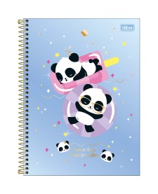 imagem principal do produto Caderno Espiral Capa Dura Universitário 16 Matérias Lovely Friend 256 Folhas