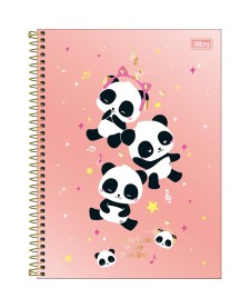 imagem principal do produto Caderno Espiral Capa Dura Universitário 16 Matérias Lovely Friend 256 Folhas