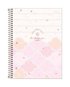 imagem principal do produto Caderno Espiral Capa Dura Universitário 16 Matérias Soho 256 Folhas