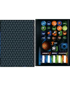 imagem de detalhe produto Caderno Espiral Capa Dura Universitário 20 Matéria Score 320 Folhas