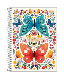 imagem principal do produto Caderno Espiral Capa Dura Universitário 20 Matérias Bloom 320 Folhas