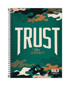 imagem principal do produto Caderno Espiral Capa Dura Universitário 20 Matérias Bold Masculino 320 Folhas