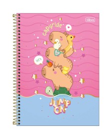 imagem principal do produto Caderno Espiral Capa Dura Universitário 20 Matérias Capyclub 320 Folhas