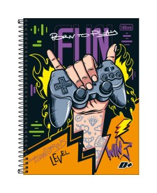 imagem principal do produto Caderno Espiral Capa Dura Universitário 20 Matérias D+ 400 Folhas