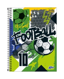 imagem principal do produto Caderno Espiral Capa Dura Universitário 20 Matérias D+ 400 Folhas