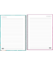 imagem de detalhe produto Caderno Espiral Capa Dura Universitário 20 Matérias Holly 320 Folhas