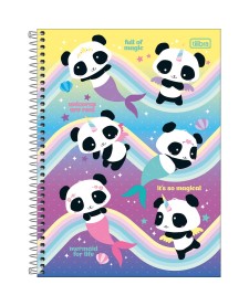 imagem principal do produto Caderno Espiral Capa Dura Universitário 20 Matérias Lovely Friend 320 Folhas