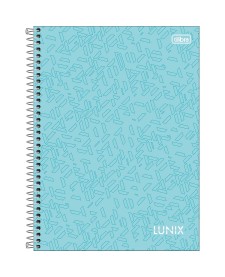 imagem principal do produto Caderno Espiral Capa Dura Universitário 20 Matérias Lunix 320 Folhas