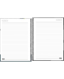 imagem de detalhe produto Caderno Espiral Capa Dura Universitário 20 Matérias Show Masculino 320 Folhas
