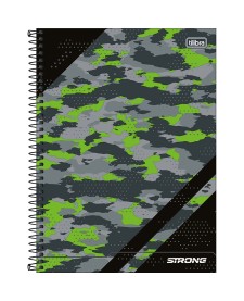 imagem principal do produto Caderno Espiral Capa Dura Universitário 20 Matérias Strong 320 Folhas