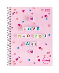 imagem principal do produto Caderno Espiral Capa Dura Universitário 20 Matérias Zoom+ Feminino 400 Folhas