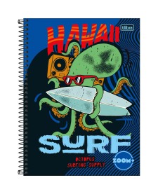 imagem principal do produto Caderno Espiral Capa Dura Universitário 20 Matérias Zoom+ Masculino 400 Folhas