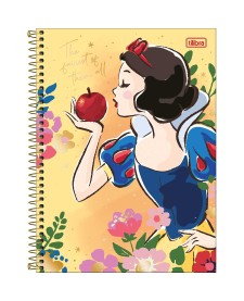 imagem principal do produto Caderno Espiral Capa Dura Universitário Connect 1 Matéria Branca de Neve 80 Folhas