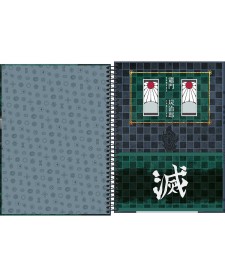 imagem de detalhe produto Caderno Espiral Capa Dura Universitário Connect 1 Matéria Demon Slayer 80 Folhas