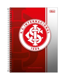 imagem principal do produto Caderno Espiral Capa Dura Universitário Connect 1 Matéria Internacional 80 Folhas