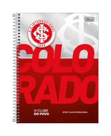 imagem principal do produto Caderno Espiral Capa Dura Universitário Connect 1 Matéria Internacional 80 Folhas